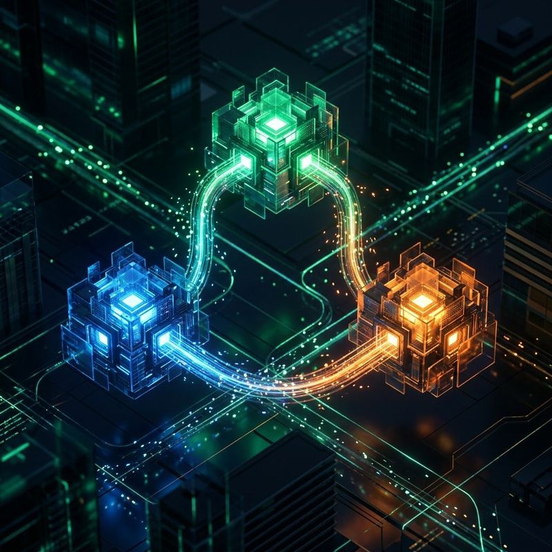 Ilustración comparativa de los servicios cloud AWS, Azure y Google Cloud para PyMEs