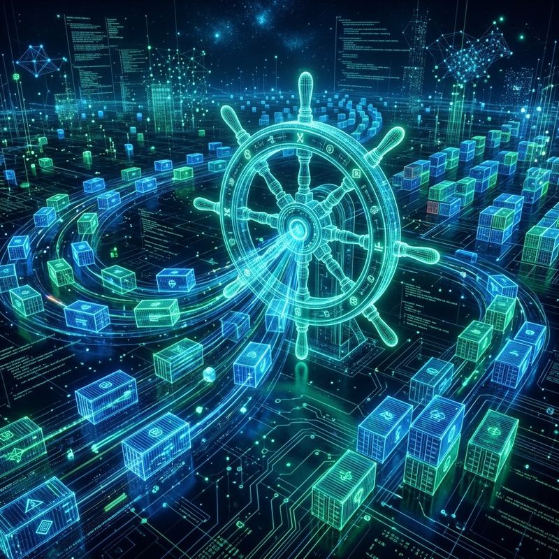 Diagrama conceptual de la comparación entre Docker y Kubernetes